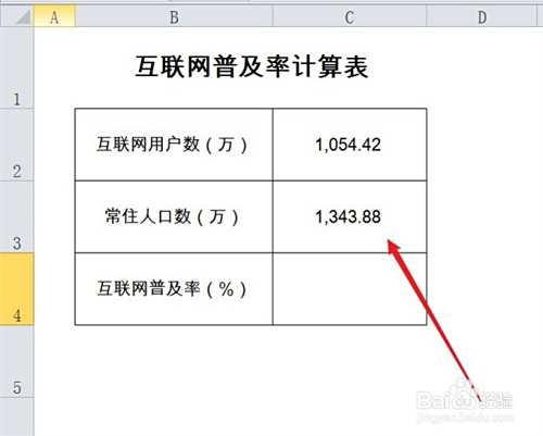 互联网普及率怎么计算