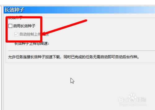 比特彗星怎么设置长效种子