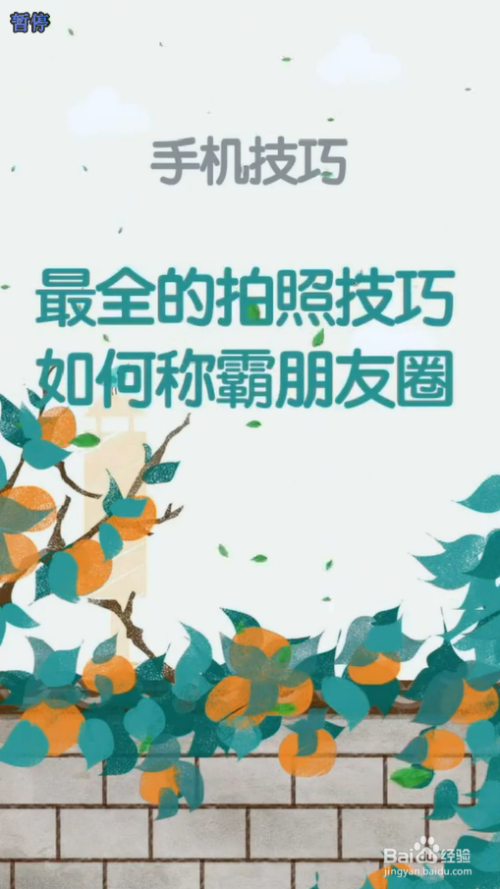 手机最全的拍照技巧
