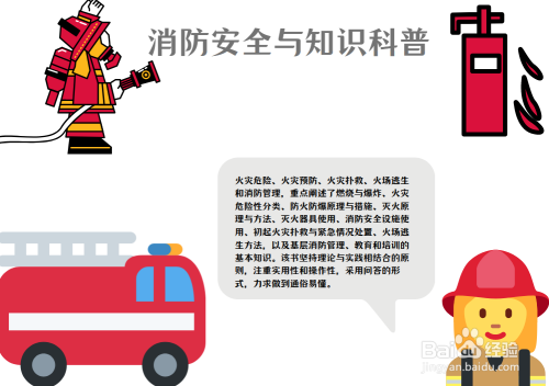 消防安全与知识科普手抄报