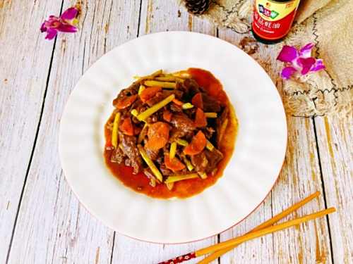 家常菜蚝油牛肉