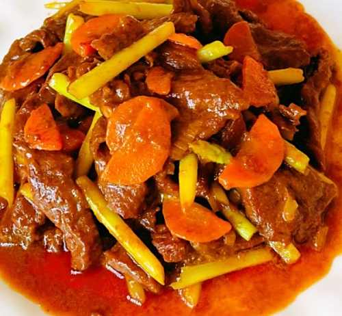 家常菜蚝油牛肉