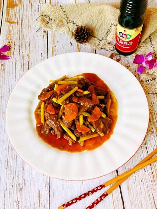 家常菜蚝油牛肉