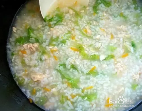 鸡肉青菜粥怎么熬
