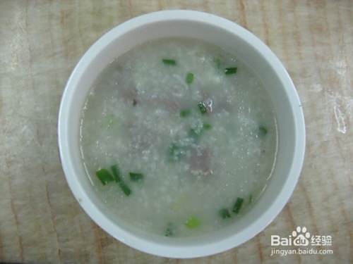 好喝的香菇牛肉粥