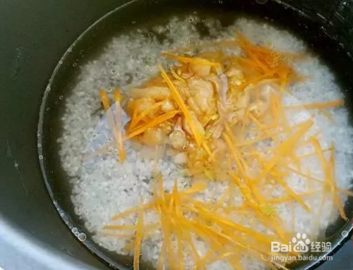 鸡肉青菜粥怎么熬