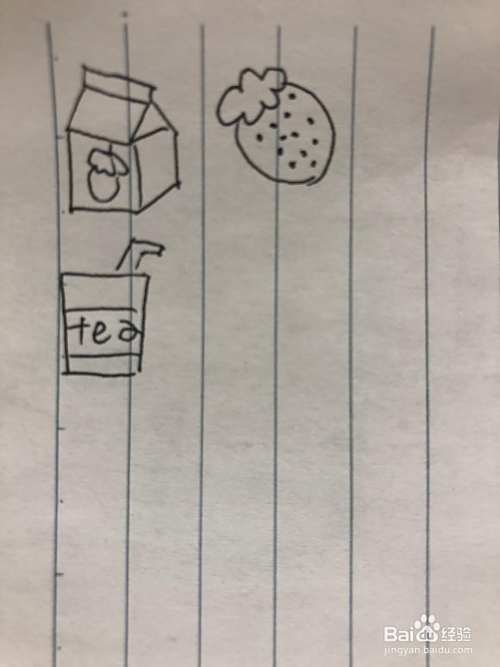 各类小吃简笔画