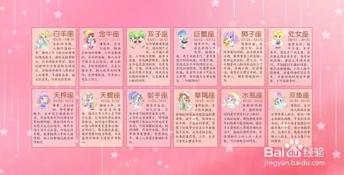 关于星座的那些事~~