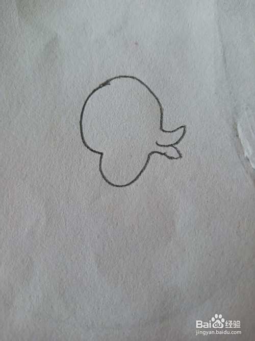 玩具鸭简笔画