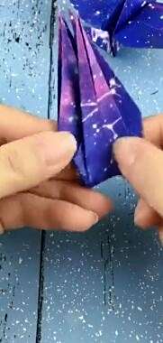 教你叠星空千纸鹤