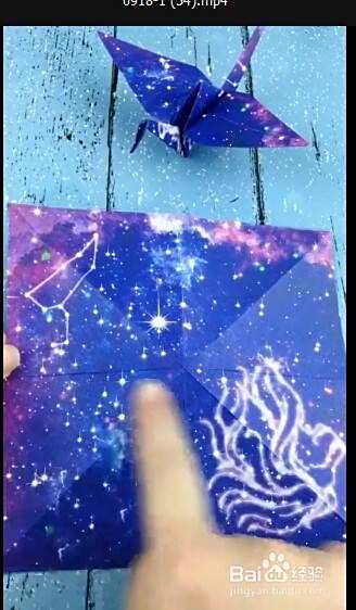 教你叠星空千纸鹤
