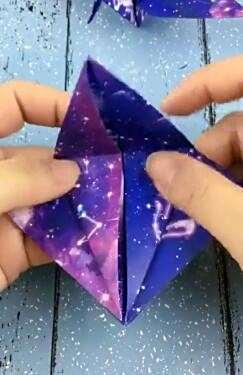 教你叠星空千纸鹤