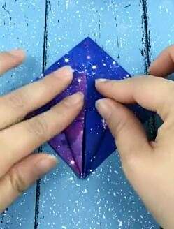 教你叠星空千纸鹤