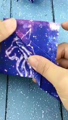 教你叠星空千纸鹤