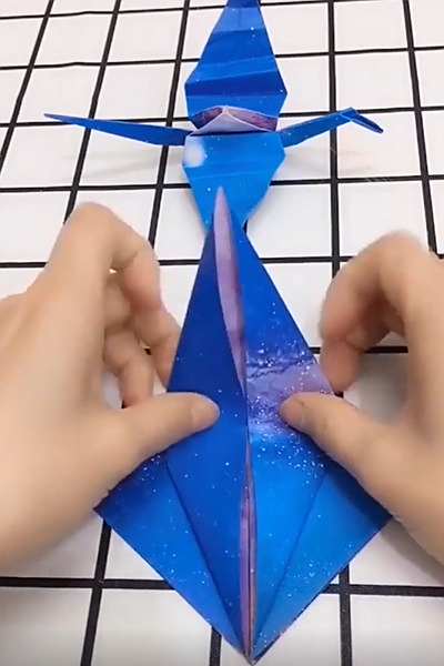 手工漂亮的千纸鹤怎么折