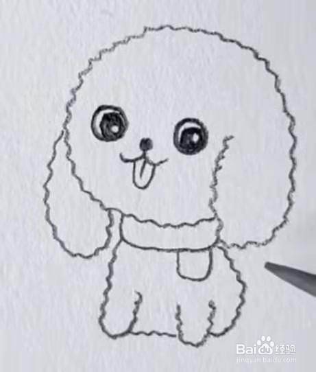 简笔画泰迪犬怎么画