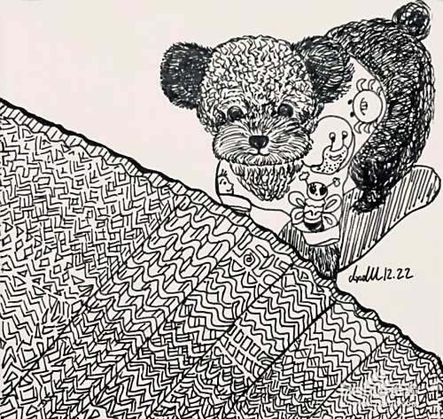 插画教程之萌犬泰迪