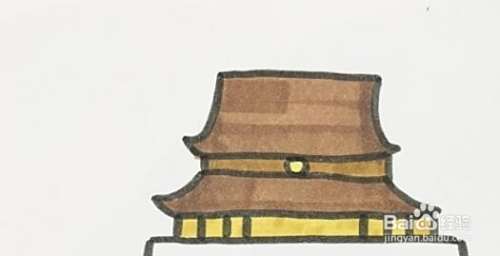 房屋的简笔画