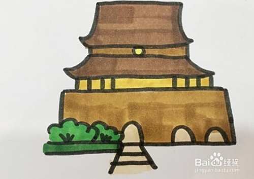 房屋的简笔画