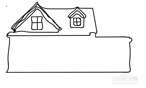 怎么画房屋的简笔画