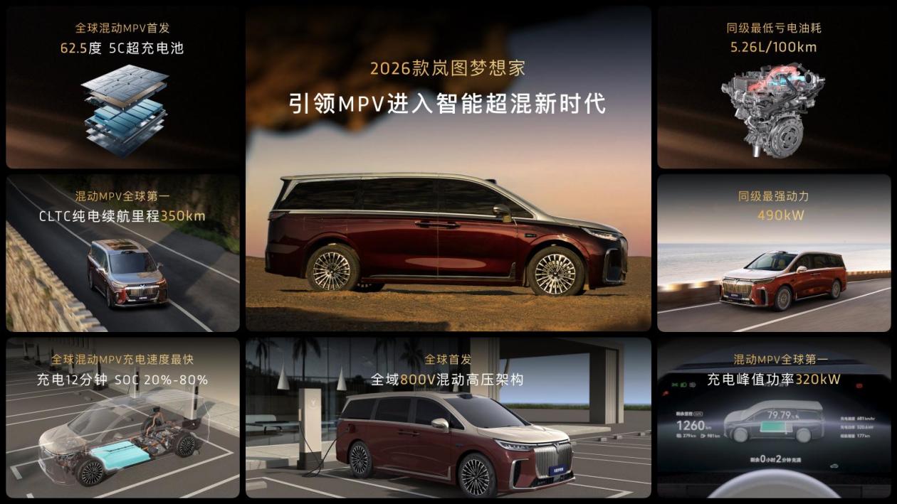 2026款岚图梦想家正式上市