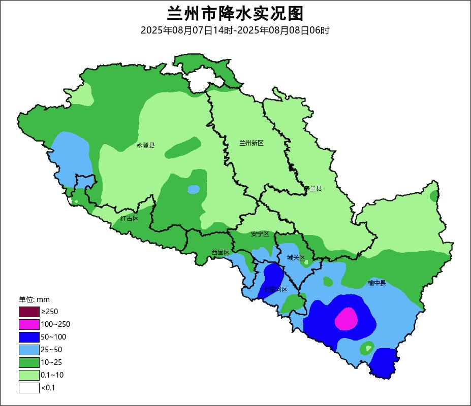 雨下了一整夜！兰州最大降水量达195毫米，何时结束？最新研判
