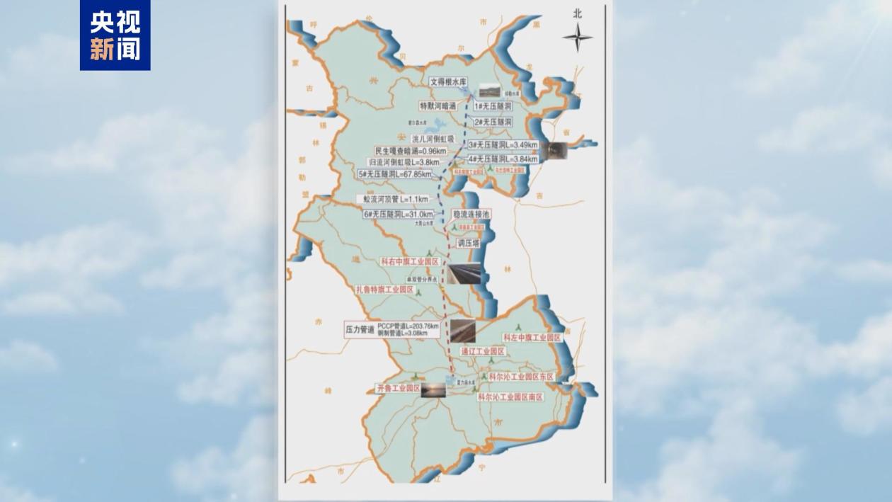 引绰济辽输水工程全线成功试通水