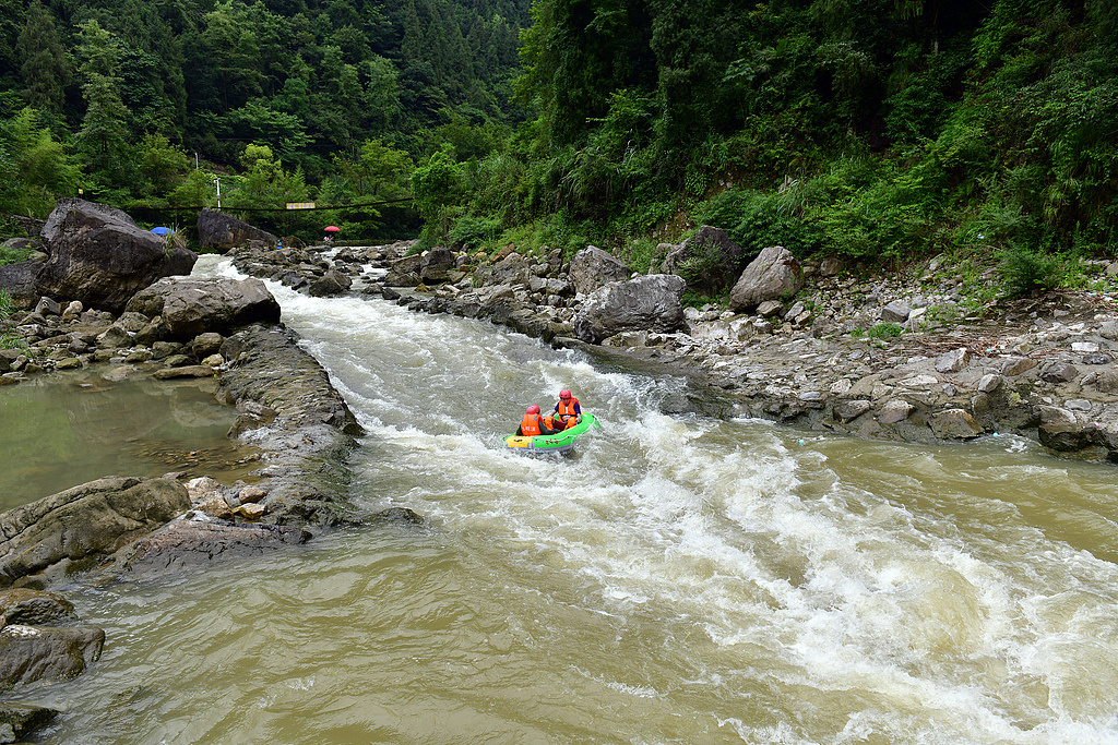宜昌九畹溪漂流景区明起停止接待