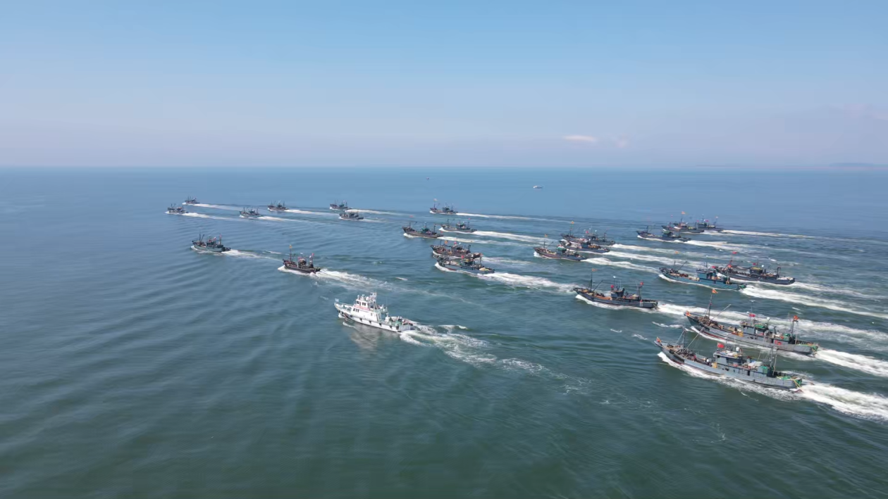 黄渤海开渔！3万余艘渔船集中出海作业