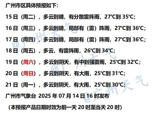 广东桑拿天持续，广州体感温度将达40℃，新台风或于17号生成，大概率奔向华南沿海一带