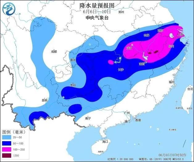 明日安徽入梅，较常年偏早8天！大雨、暴雨今晚来袭