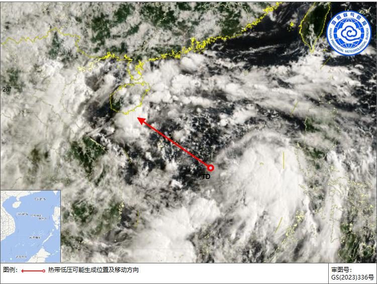 热带低压将于24小时内生成！三亚今起有大雨或暴雨