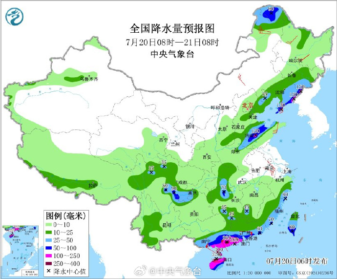 注意防范强对流天气！沈阳还有中雨、大雨，局部暴雨