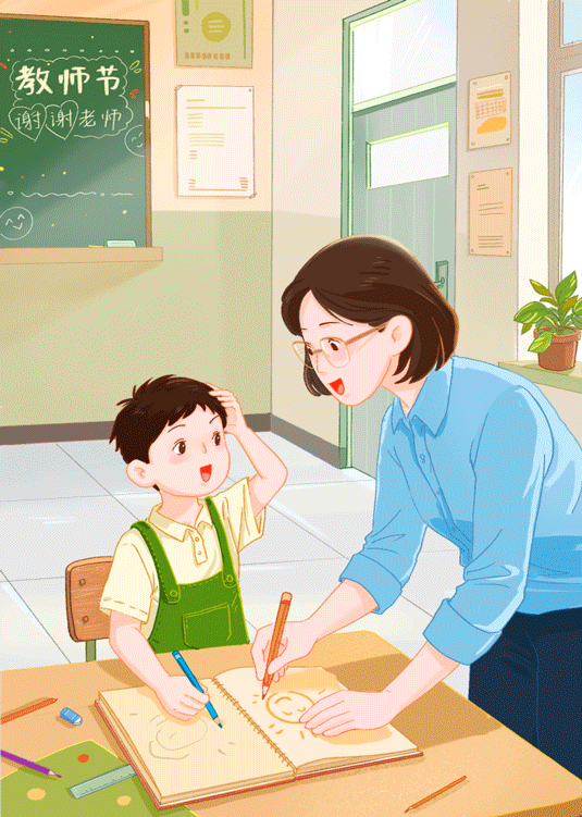 插画短视频|桃李天下 春晖四方