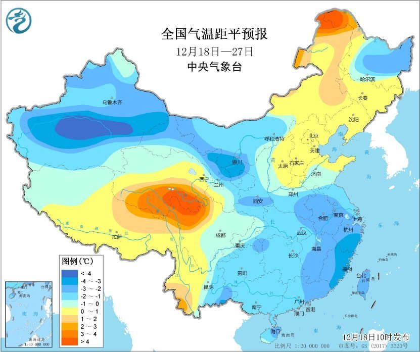中央气象台：黄淮以南地区气温将明显偏低  中东部大风降温天气来袭