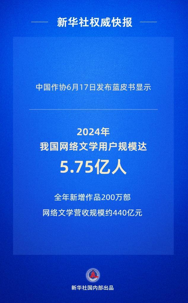 用户规模达5.75亿人！网络文学创作涌动文化强音