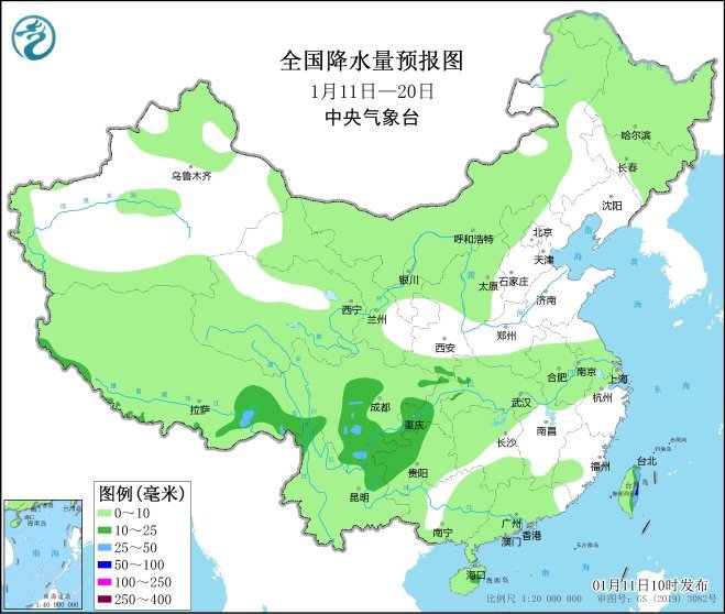 中央气象台：西藏东部有降雪过程 较强冷空气将影响中东部