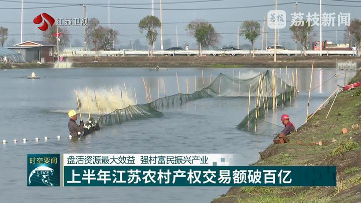 上半年江苏农村产权交易额破百亿