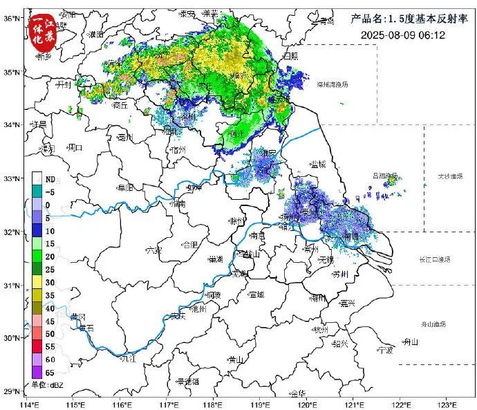 江苏气象最新发布：中到大雨、局部暴雨