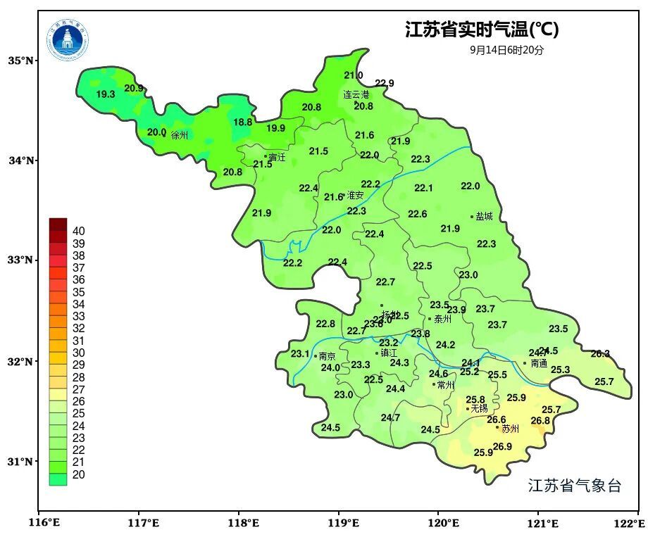 江苏气象最新发布：多雷阵雨天气