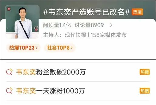 韦东奕一开号“碰瓷”带货的就来了！网友：屡禁不止，就得治