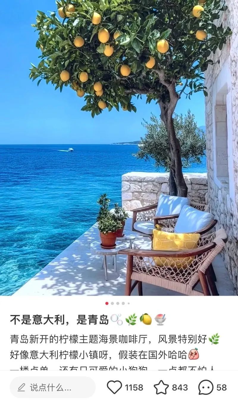 网友因“绝美海景照”探店，发现竟是幅画！店老板：我才想报警呢……