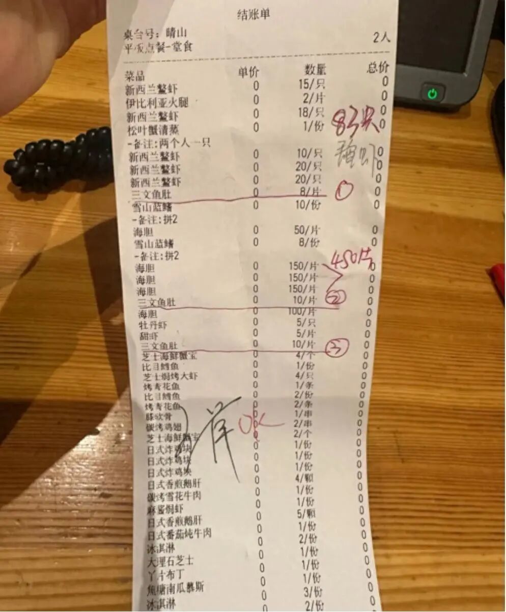 女子吃自助剩10片三文鱼被要求赔偿?店家回应