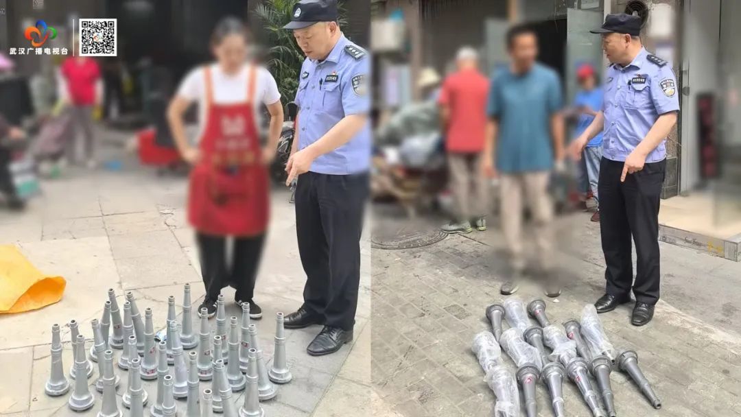 男子盗窃单元楼百余个消防水枪头当废品卖，刑拘！