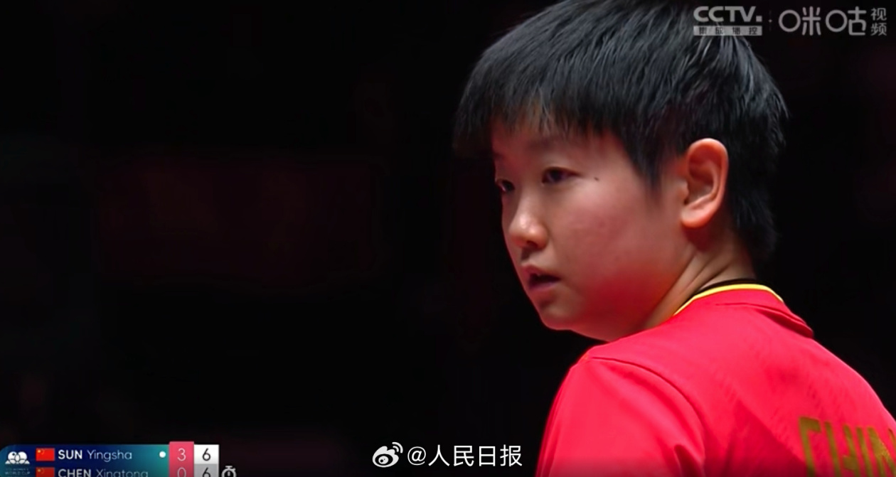 孙颖莎战胜陈幸同，与蒯曼会师世界杯女单决赛