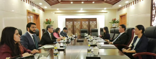 外交部亚洲司司长刘劲松会见巴基斯坦驻华大使哈什米