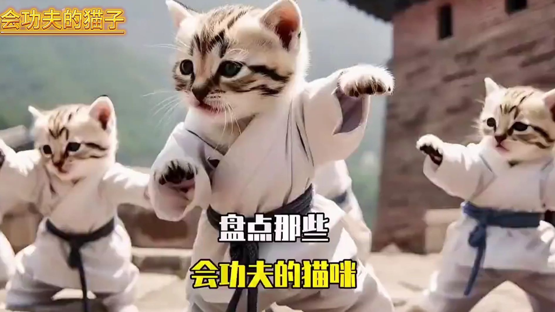 当代功夫小喵！看完直呼厉害！~@！！