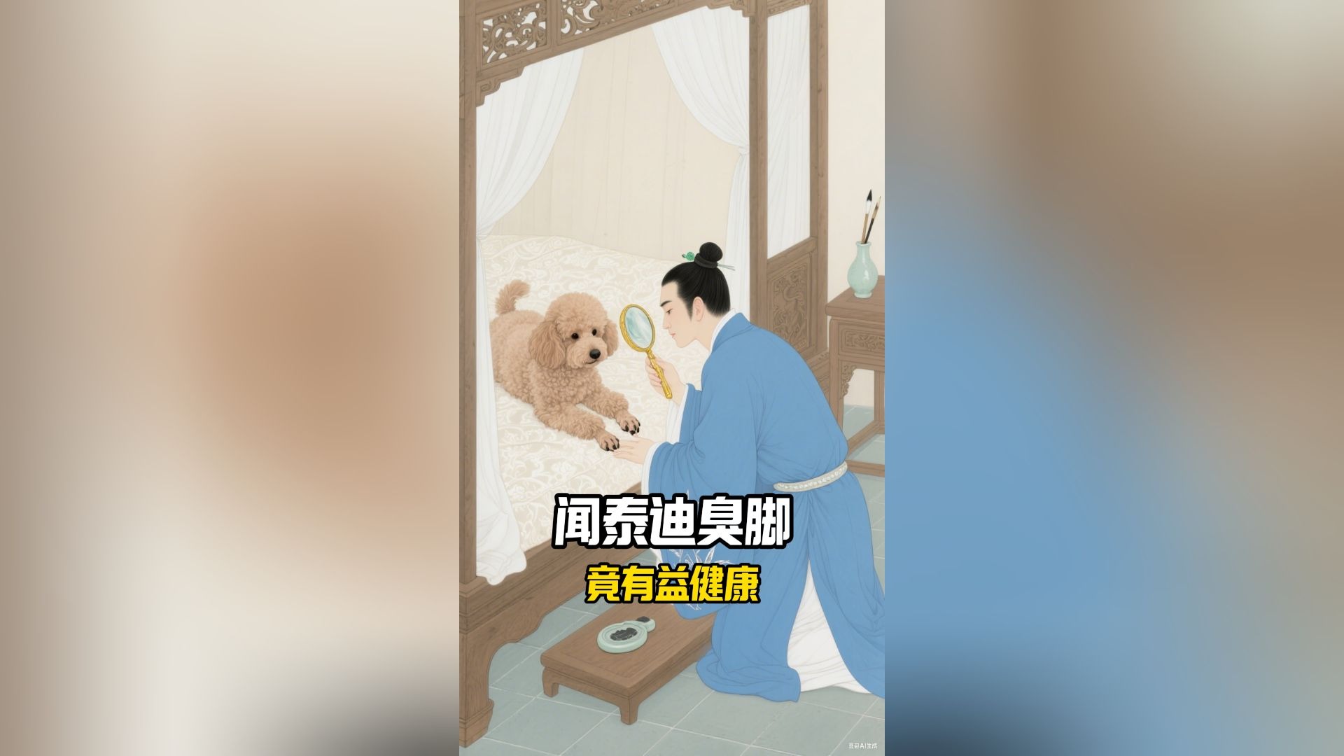 你敢相信，闻泰迪臭脚竟有益健康