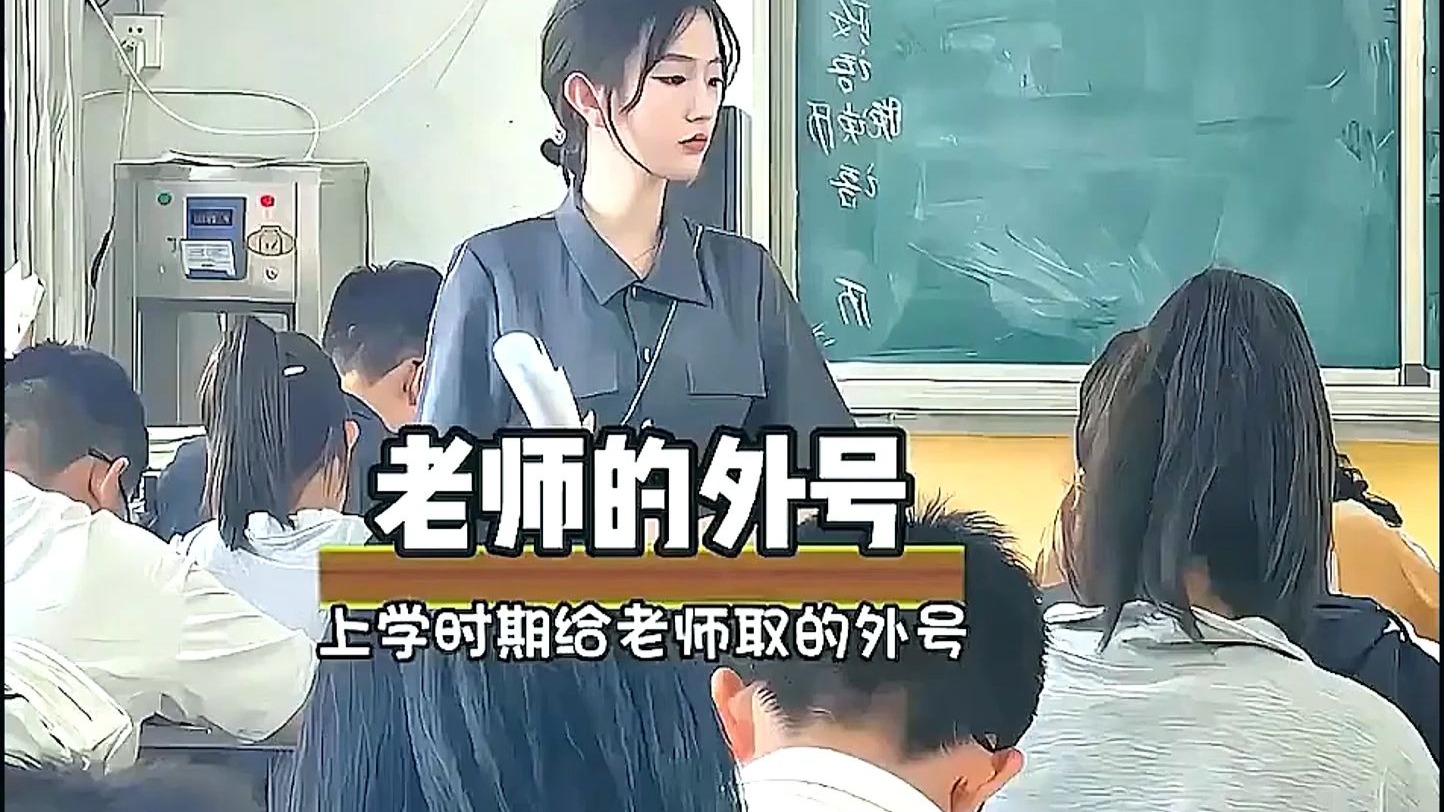 上学时给老师取的外号有多离谱？新学期，新外号！