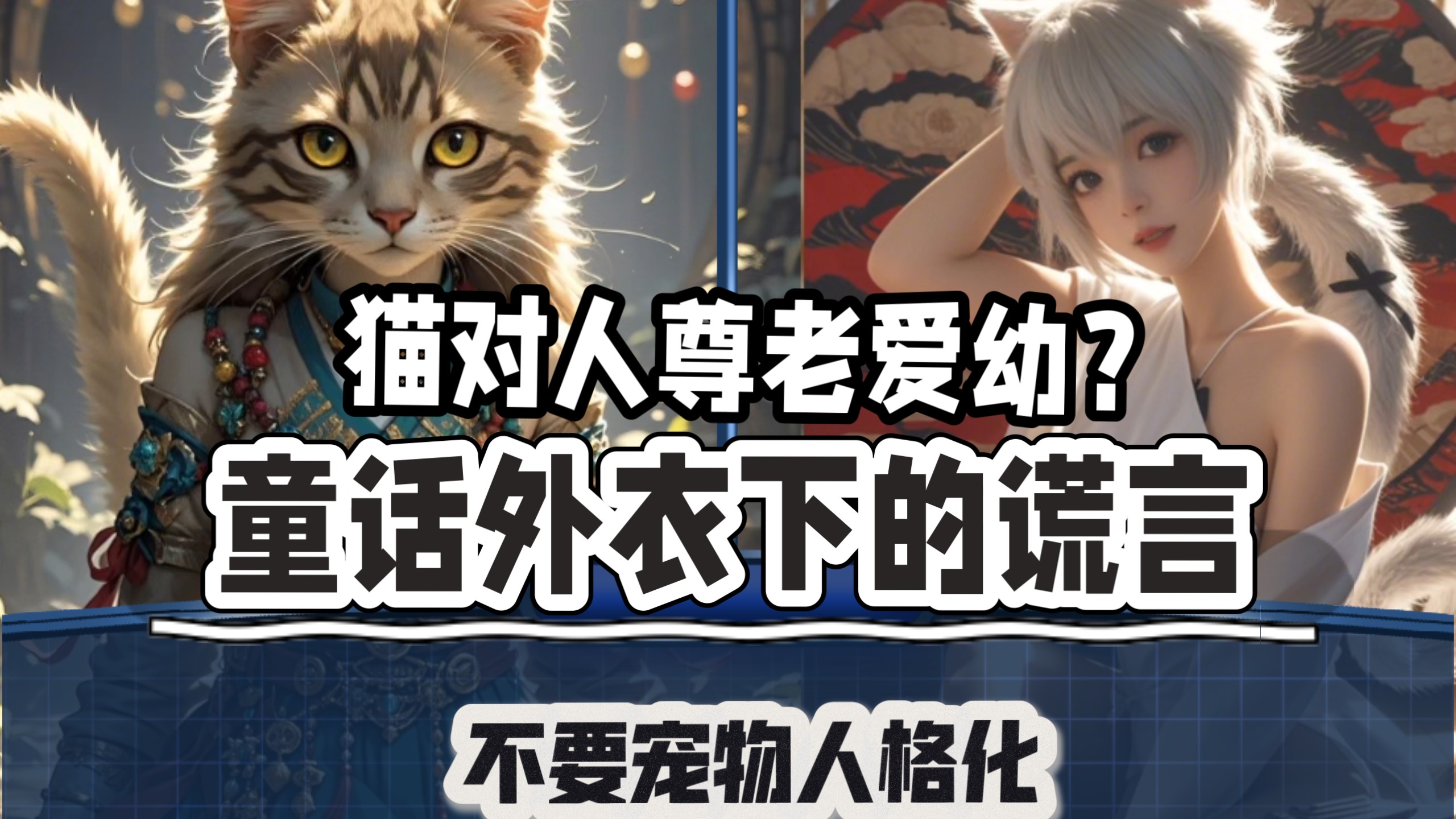 猫对人的尊老爱幼，其实就是个披着童话外衣谎言。猫一切行为基